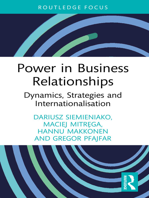 Title details for Power in Business Relationships by Dariusz Siemieniako - Available